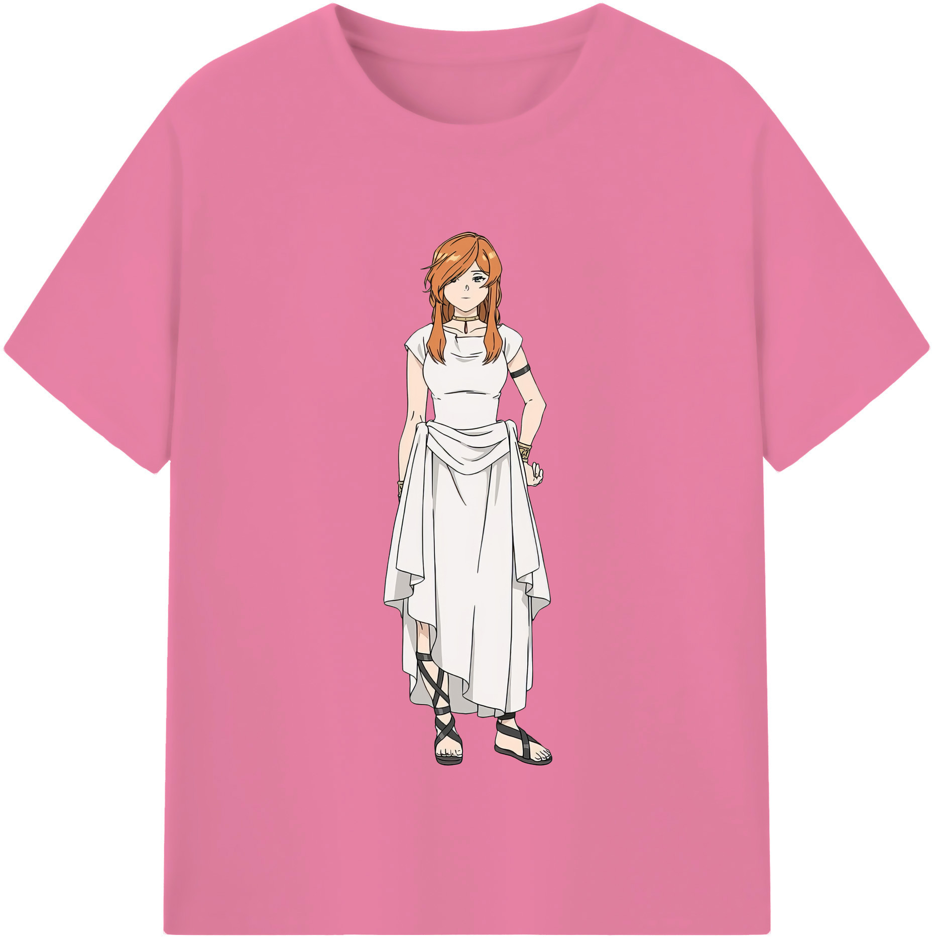 （画像用） 葬送のフリーレン Frieren 綿100％半袖Tシャツ（フロントプリント）